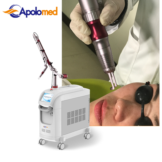 Laser picoseconde Nd Yag pour détatouage efficace vertical