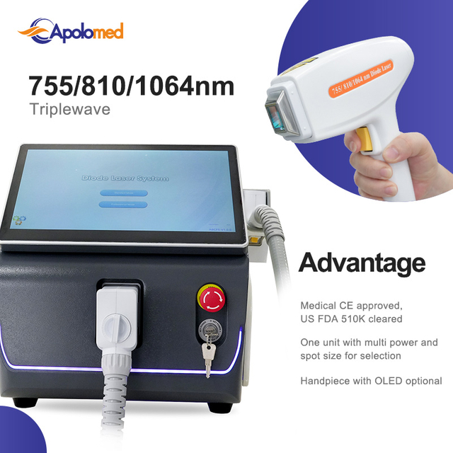 Épilation portable au laser à diode Tuv médical CE et USA approuvé par la FDA 